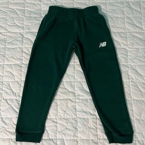 New Balance Kids Dark Green Sweatpants